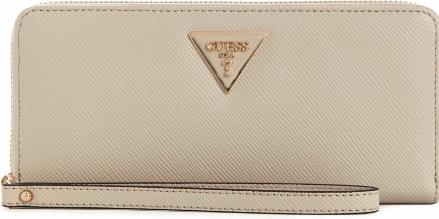 GUESS Wallets | Guess Women'S Laurel Large Around, Zip Wallet, Wristlet, Clutch