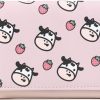 Lealonchi Wallets | Lealonchi Girls Cute Cow Print Wallet Small Cartoon Tri-Folded Wallet Cash Pocket Card Holder Id Window Multi-Card Purse For Women