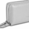 KALMORE Wallets | Kalmore Women'S Leather Rfid Secured Spacious Cute Zipper Card Wallet Small Purse