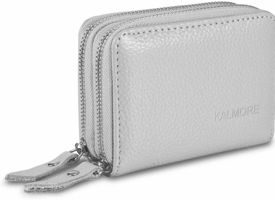 KALMORE Wallets | Kalmore Women'S Leather Rfid Secured Spacious Cute Zipper Card Wallet Small Purse