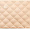 OGON -DESIGNS- Wallets | Ogon -Designs- Quilted Passport Aluminum Wallet Large Capacity Passport Size - Clutch Organizer - Women'S Rfid Blocking Wallet - Rose Gold