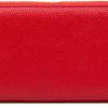 Me Plus Wallets | Me Plus Women Fashion Solid Color Faux Leather Pu Long Wallet With Zipper Closure Card Slots Zippered Coin Pouch