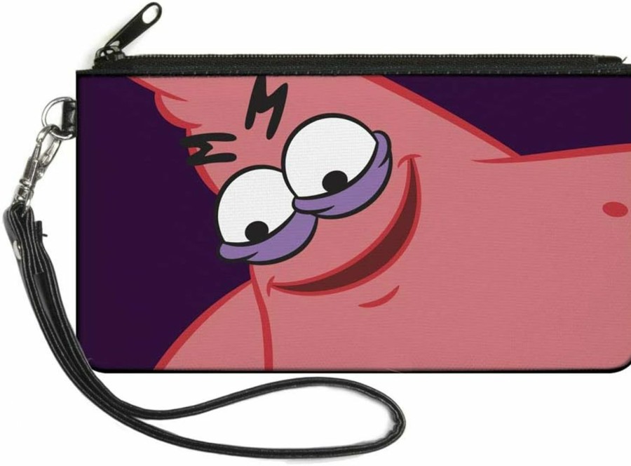 Buckle-Down Wallets | Buckle-Down Women'S Standard Zip Wallet Spongebob Squarepants Large, 8\" X 5\"