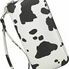 Generic Wallets | Cow Print Wallets For Women Cow Pattern Pu Leather Zipper Long Purse With Removable Wristlet Cellphone Credit Card Money Holder Clutch Wallet