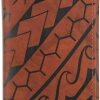 NA KOA Wallets | Polynesian Tattoo Trifold Wallet, Genuine Leather, Manu\" Tattoo Art By Eugene Ta'Ase (Antique Bourbon) From Nakoa