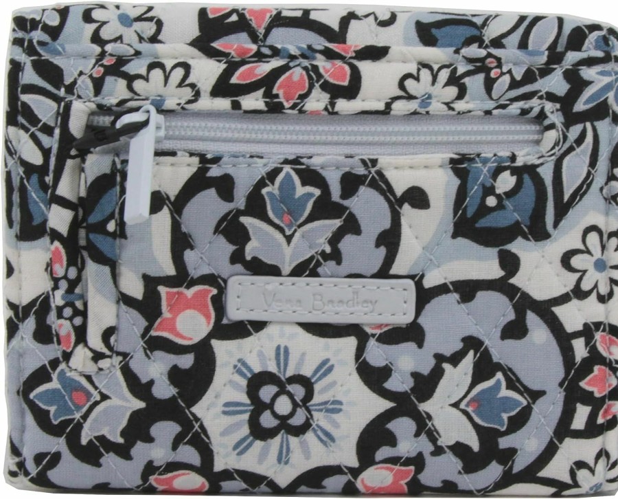 Vera Bradley Wallets | Vera Bradley Rfid Mini Tri-Fold Wallet In Cotton, Lisbon Medallion