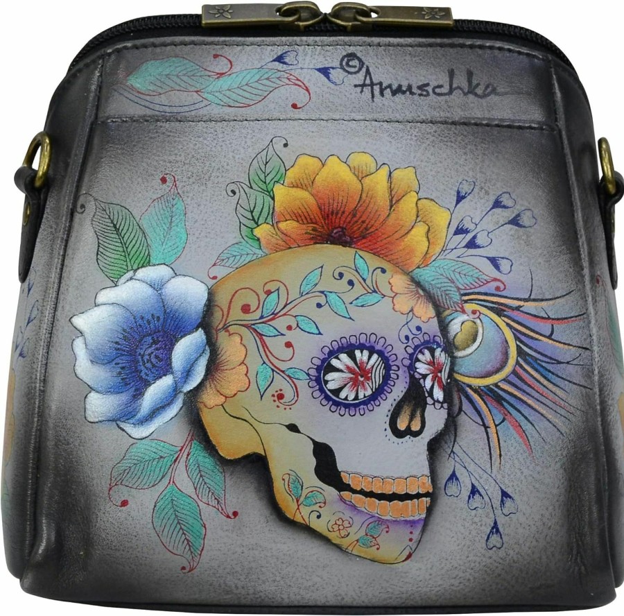 Anuschka Wallets | Anuschka Women'S Genuine Leather Zip Around Travel Organizer - Hand Painted Exterior