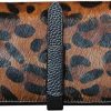 Nucucina Wallets | Hansomfy 2021 New Horsehair Leather Wallet Women Long Leopard Print Coin Purse Drawstring Card Slot Large Capacity Wallets (Leopard)