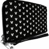 Buckle-Down Wallets | Buckle-Down Disney Mickey Mouse Designer Wallet For Women, Zip Clutch, Aesthetic Wristlet Wallet, Faux Leather