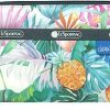 LeSportsac Wallets | Lesportsac Lauren Roth Uluwehi Hawaii Exclusive Lily Wallet, Style 6506/Color K605, Vibrant Tropical Flowers, Palm Fronds & Pineapples, Lauren Roth Signature Printed On Pattern & Logo Tag