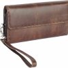 Generic Wallets | Genuine Leather Wallets For Women, Leather Wallet With Large Wristlet And Phone Holder, Mothers Day Gift Leather Women'S Wallet