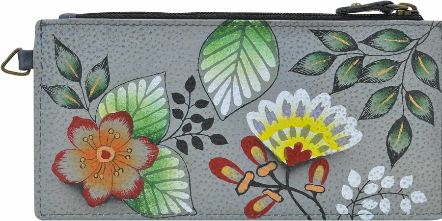 Anna by Anuschka Wallets | Anna By Anuschka Women'S Hand Painted Genuine Leather Organizer Wallet