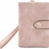 SUVERCH Wallets | Suverch Womens Small Leather Wallet, Rfid Bifold Ladies Wristlet With Card Slots Id Window Zipper Coin Purse