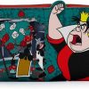 Loungefly Wallets | Loungefly Villains Scene Series Queen Of Hearts Zip Around Wallet