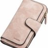 MEISO Wallets | Wallets For Women Leather Clutch Phone Purse Ladies Wallet Rfid Credit Card Coin Holder Bifold