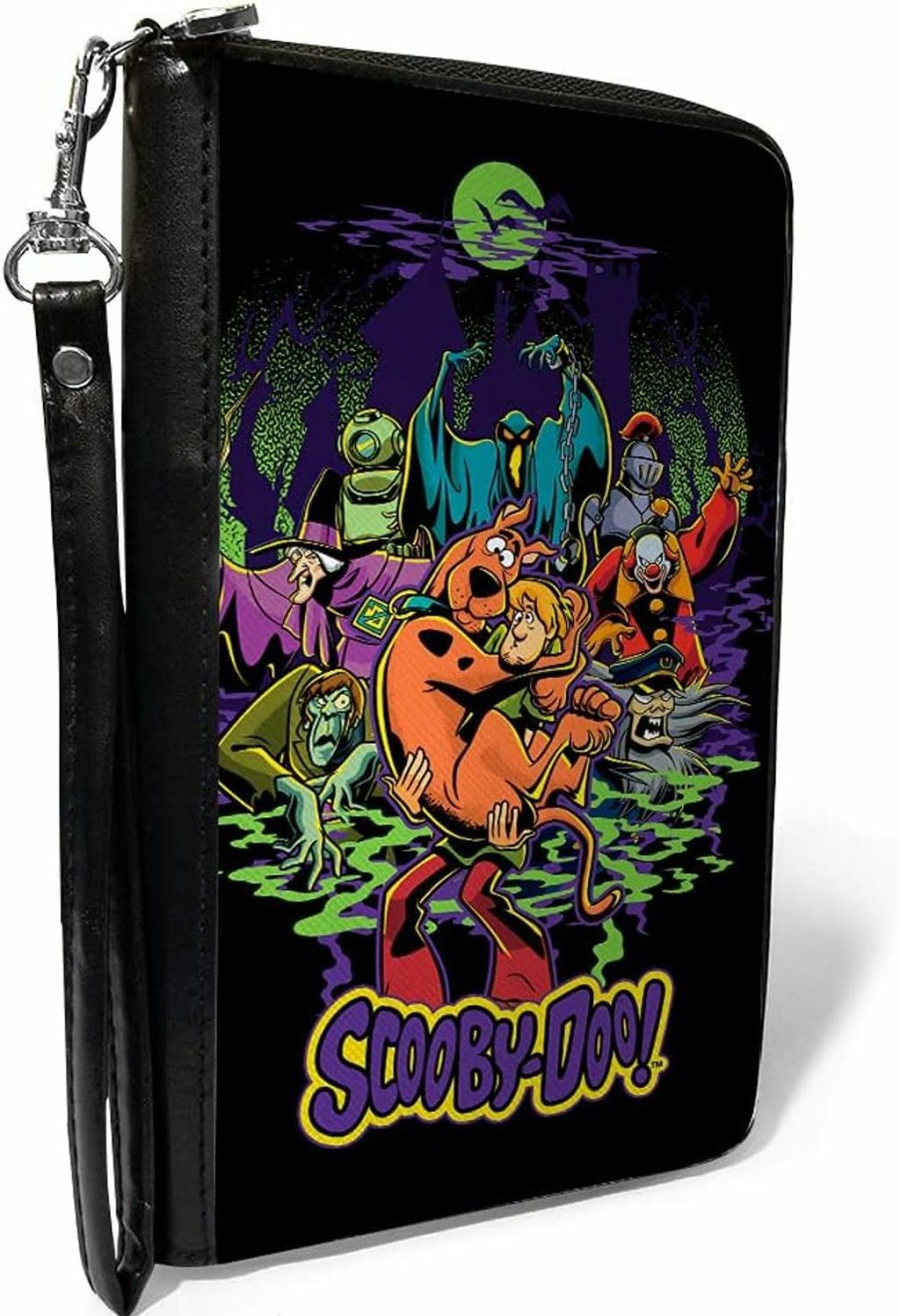 Buckle-Down Wallets | Buckle-Down Women'S Pu Zip Around Wallet Rectangle-Scooby Doo, 7.5\"X4.5\"