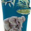 Shag Wear Wallets | Shag Wear Elephant Jungle Large Animal Wallet For Women And Teel Girls Vegan Faux Leather 7\" Teal