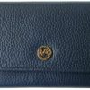 Generic Wallets | Vera Pelle Womens Wallet Blue 14 Cards Made In Italy Italian Leather