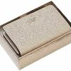 Kate Spade New York Wallets | Kate Spade New York Glimmer Glitter Medium Compact Bifold Wallet In Gold