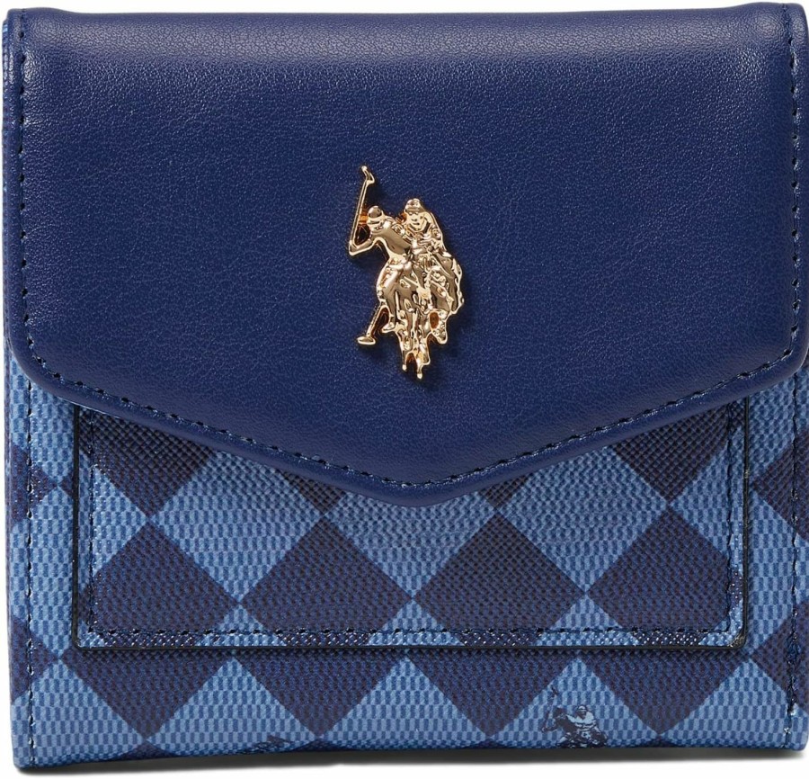 U.S. Polo Assn. Wallets | U.S. Polo Assn. Small Flap Wallet Blue/Black One Size