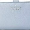 Kate Spade New York Wallets | Kate Spade New York Leila Medium Compact Bifold Wallet In Muted Blue