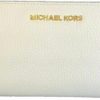 Michael Kors Wallets | Michael Kors Jet Set Travel Large Travel Leather Continental Wallet (Light Cream)