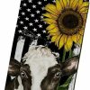 UZZUHI Wallets | Uzzuhi Cow Print Wallets For Women Sunflower Cow Purse For Women Girly Money Organisers Cow Wallet Sunflower Cute Wallet Western Wallets For Women Small Wallets With Credit Cards Keys Change