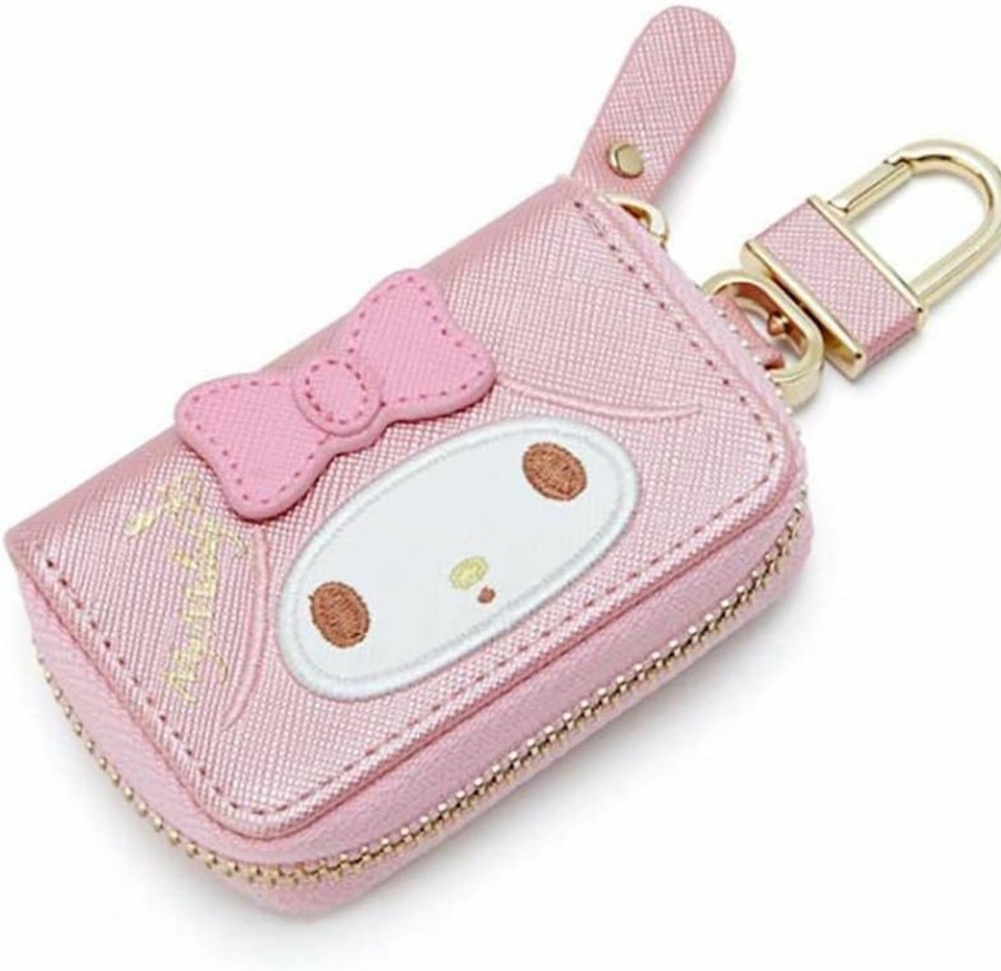 Huositi Wallets | Cute Cartoon Kuromi My Melody Small Wallet Short Ladies Wallet Leather Wallet Ladies Money Bag (Pink)