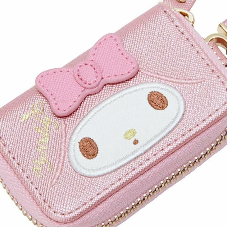 Huositi Wallets | Cute Cartoon Kuromi My Melody Small Wallet Short Ladies Wallet Leather Wallet Ladies Money Bag (Pink)