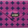 Big Skinny Wallets | Big Skinny Slimvelope Plum Dot Tri Fold Checkbook, Purple, One Size