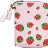 MayeBridge Wallets | Mayebridge Women Zipper Wallets Cute Strawberry Wallet Purse Zipper Around Wallet Pu Leather Purse For Girls Women (Strawberry)