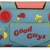 Loungefly Wallets | Loungefly Childs Play Chucky Good Guys Doll Cosplay Zip Around Wallet Licensed