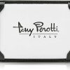 Tony Perotti Wallets | Tony Perotti Italian Leather Pocket Index Card Holder 3X5 - Portable Index Card Case - Memo Jotter Note Card Case Holds