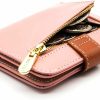 ANDOILT Wallets | Andoilt Small Wallets For Women Compact Bifold Pocket Rfid Blocking Genuine Leather Wallet Mini Purse With Id Window Coin Pocket Brown