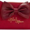 Loungefly Wallets | Loungefly Disney Minnie Mouse Red Faux Leather Wallet With Embellished Ears And Bow