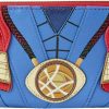 Loungefly Wallets | Loungefly Marvel Metallic Doctor Strange Zip Around Wallet