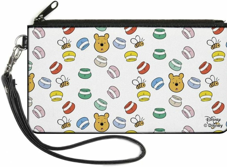 Buckle-Down Wallets | Buckle-Down Women'S Standard Zip Wallet Winnie The Pooh Large, 8\" X 5\"