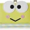 Generic Wallets | Cute Cartoon Keroppi Kawaii Green Wallet Cute Fashionable Ladies Girls Purses Leather Trifold Wallets Money Bag, Green