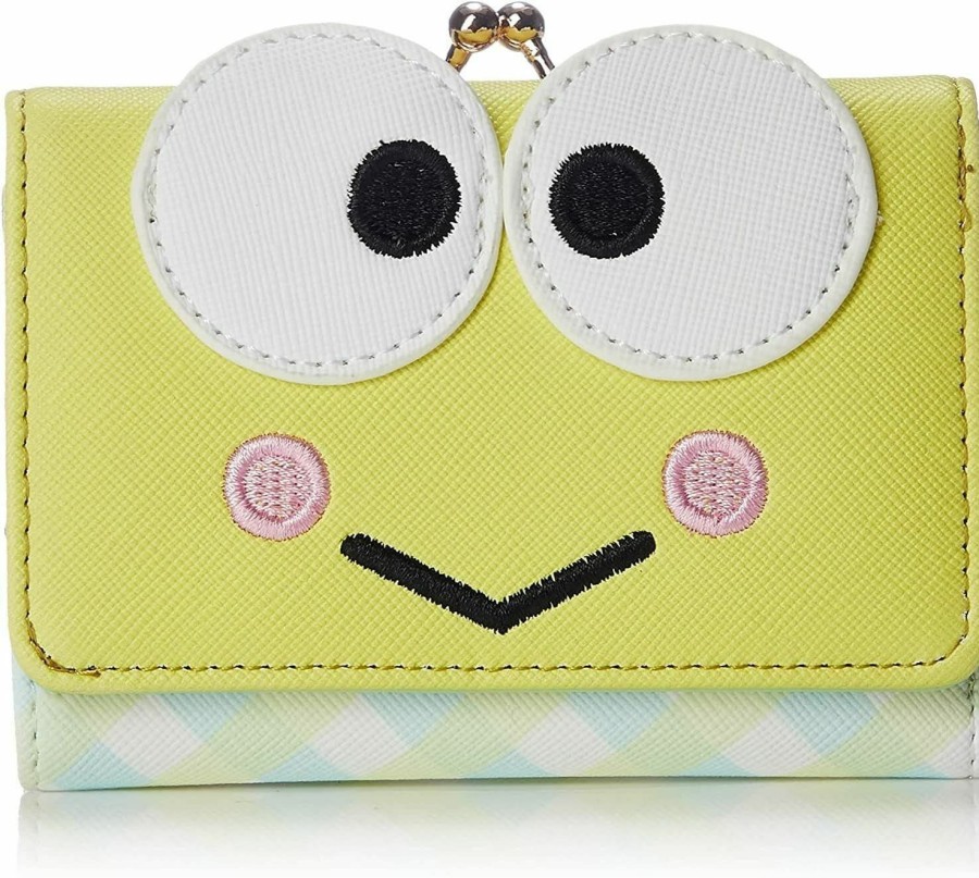 Generic Wallets | Cute Cartoon Keroppi Kawaii Green Wallet Cute Fashionable Ladies Girls Purses Leather Trifold Wallets Money Bag, Green