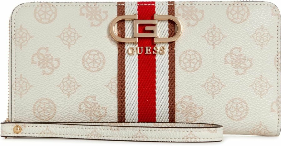 GUESS Wallets | Guess Women'S Nelka Large Zip Around Wallet, Clutch