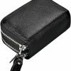 YUZEYNUF Wallets | Yuzeynuf Women'S Rfid Blocking Zipper Wallet,Genuine Leather Credit Card Holder For Women