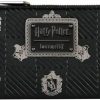 Loungefly Wallets | Loungefly X Harry Potter Hogwarts Houses Crests Bifold Wallet (Black Multi, One Size)