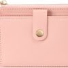 HomeSoGood Wallets | Homesogood Credit Card Holder Bags Cute Small Wallet Solid Color Purse Women Money Bag(One Size,Pink)