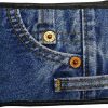 Bijoux de Ja Wallets | Bijoux De Ja Uni Blue Denim Small Billfold Purse Wallet