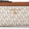 Michael Kors Wallets | Michael Kors Jet Set Charm Small Slim Card Case Vanilla/Acorn One Size