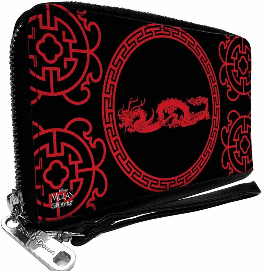 Buckle-Down Wallets | Buckle-Down Women'S Pu Zip Around Wallet Rectangle-Mulan, 7.5\"X4.5\"