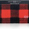 Infinity Wallet Wallets | Infinity Wallet - Minimalist Wallet For Men And Women (Black With Red Logo)