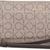 Calvin Klein Wallets | Calvin Klein Key Item Saffiano Continental Zip Around Wallet With Wristlet Strap