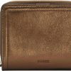 Fossil Wallets | Fossil Women'S Logan Leather Rfid-Blocking Mini Multifunction Bifold Wallet For Women