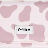 TENDYCOCO Wallets | Adorable Strawberry Cowprint Wallet For Girls Cute Anime Tri-Folded Wallet Gifts For Women Teen Girls